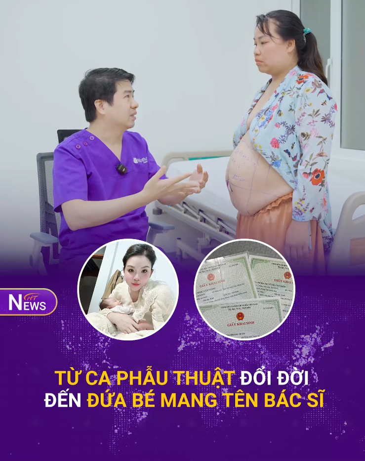 Fan cứng chi 1 tỷ phẫu thuật thẩm mỹ, đặt t&ecirc;n con theo B&aacute;c sĩ Ho&agrave;ng Tuấn - c&acirc;u chuyện thật đẹp hơn cả phim