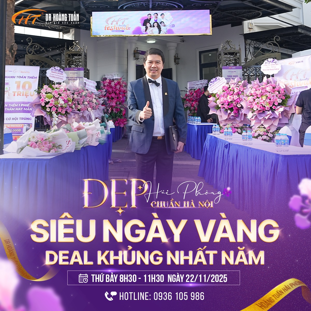 Mừng sinh nhật 5 năm Ho&agrave;ng Tuấn Hải Ph&ograve;ng - B&ugrave;ng nổ sự kiện 22/11 với ưu đ&atilde;i lớn nhất năm 2025