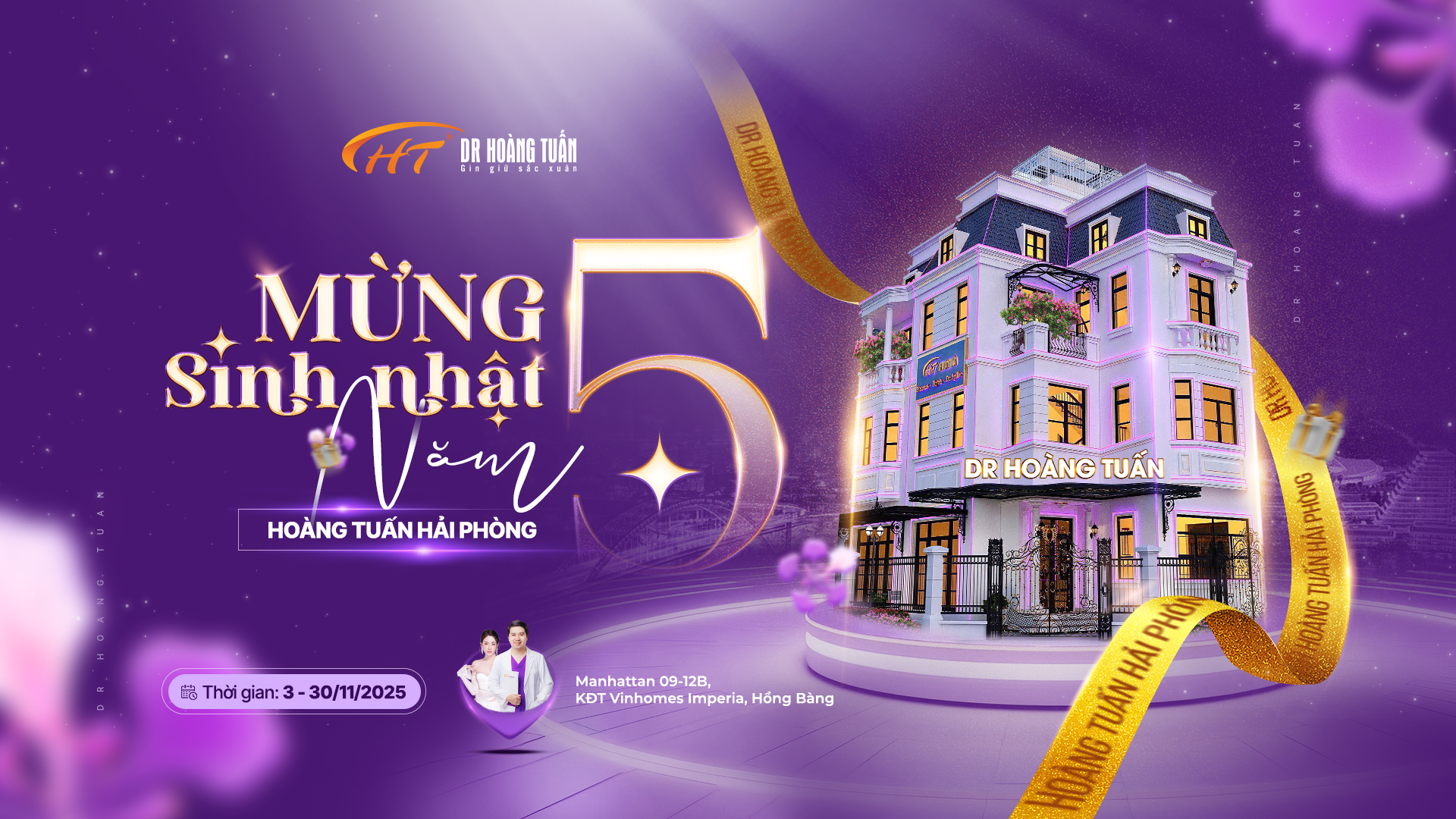 Sinh nhật 5 năm Ho&agrave;ng Tuấn Hải Ph&ograve;ng - B&ugrave;ng nổ si&ecirc;u ưu đ&atilde;i lớn nhất năm 2025!