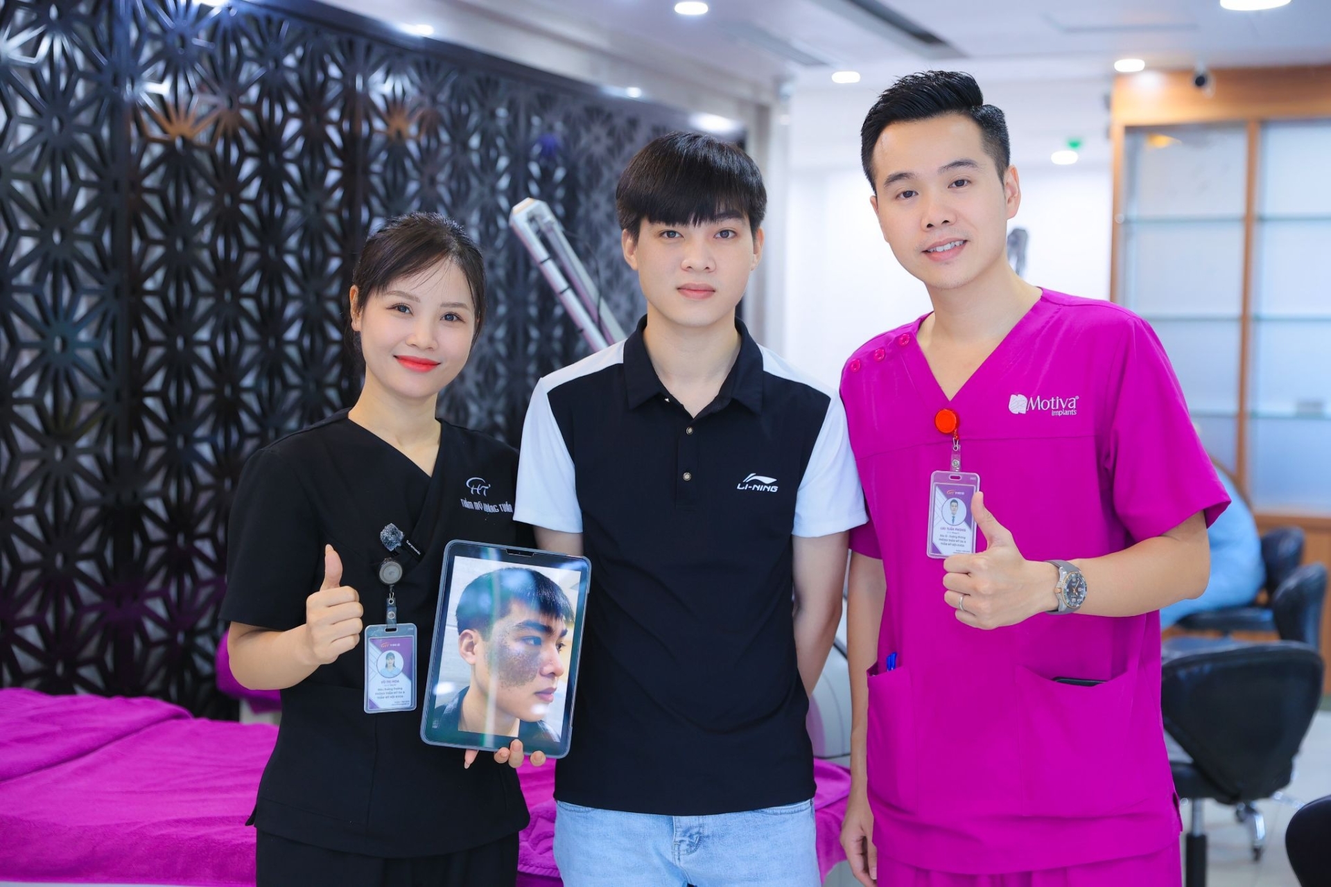 Trần Văn Huấn
thay đổi ngoại h&igrave;nh
bớt bẩm sinh
Dr Ho&agrave;ng Tuấn
Ho&agrave;ng Thanh Tuấn