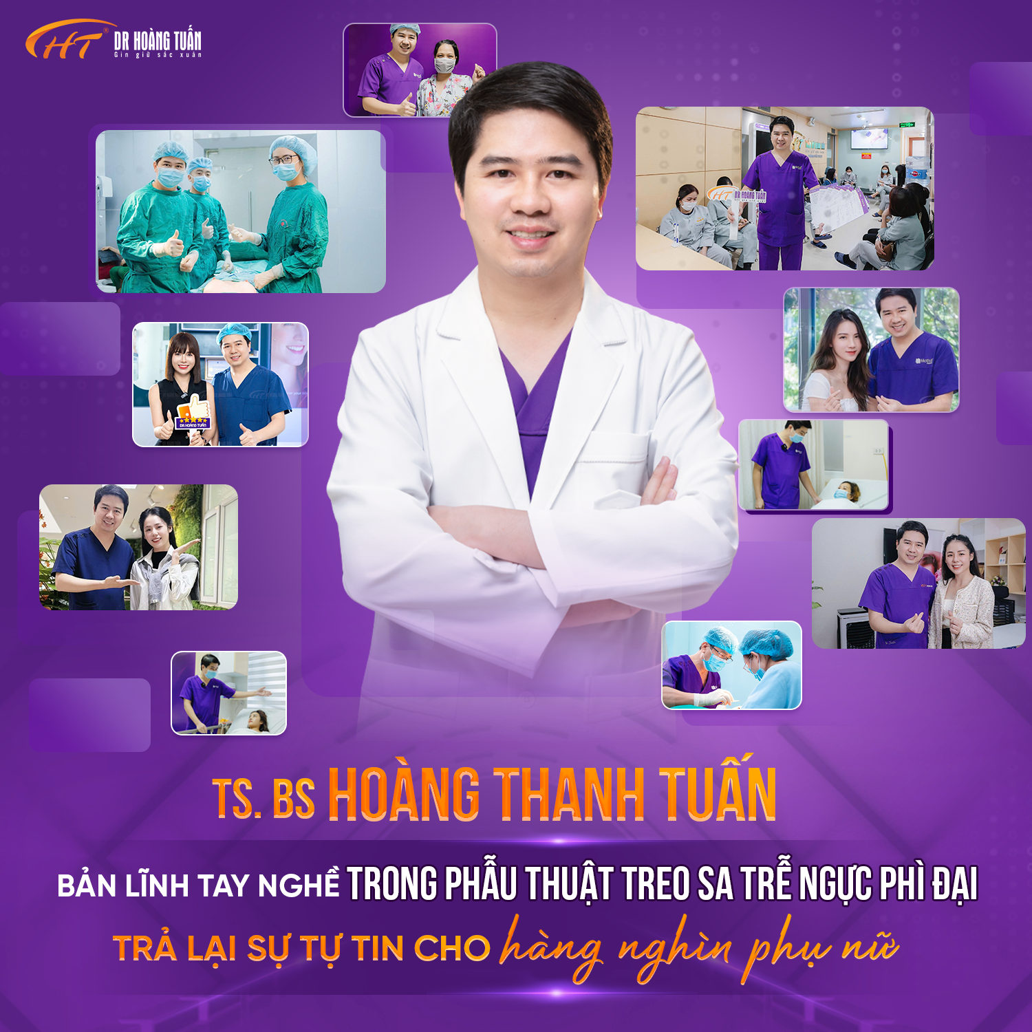 Ngực ph&igrave; đạitreo sa trễTS.BS Ho&agrave;ng Thanh TuấnPhụ nữSự tự tinC&acirc;n đối h&igrave;nh thểChất lượng sống