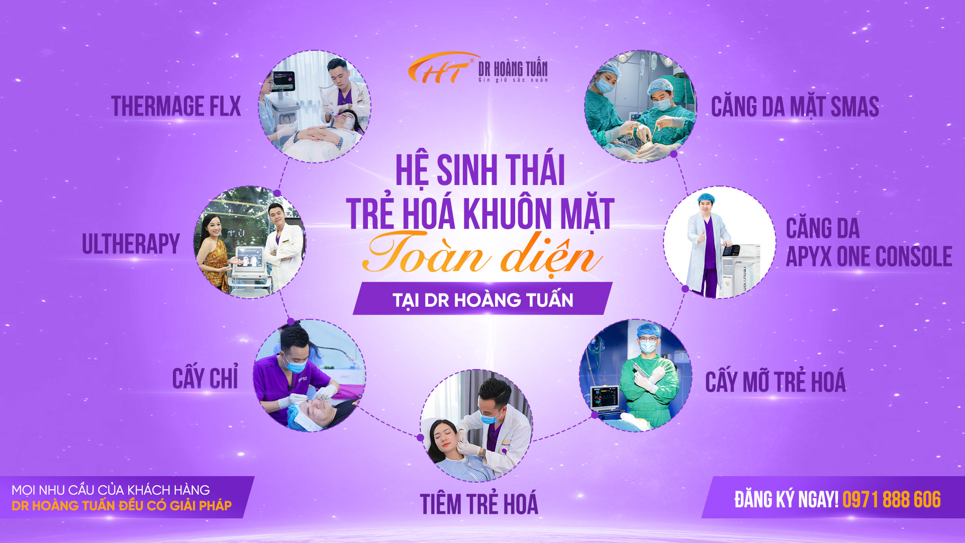 Hệ sinh thái trẻ hoá khuôn mặt toàn diện tại Dr Hoàng Tuấn