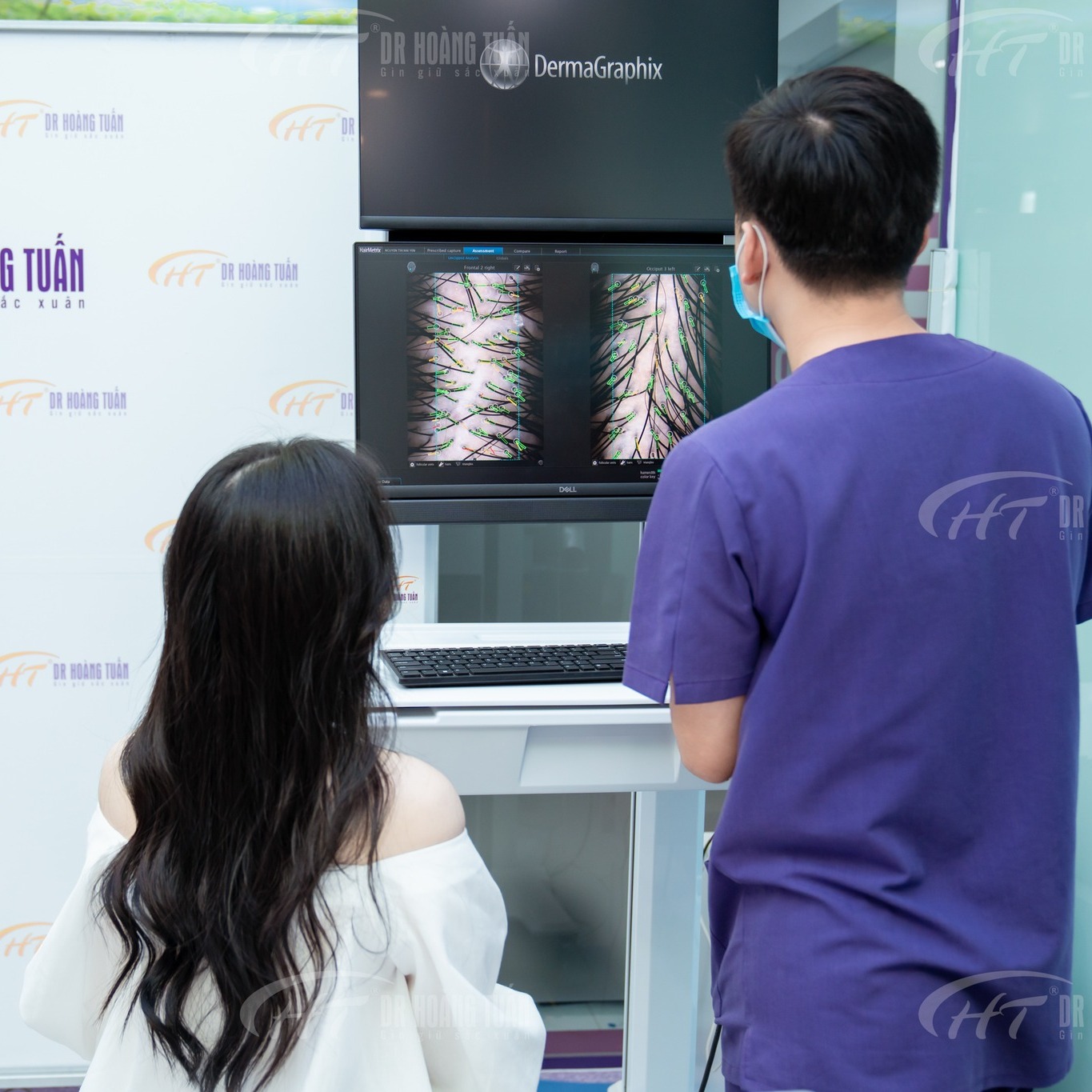 h&oacute;i chữ m ở nữ