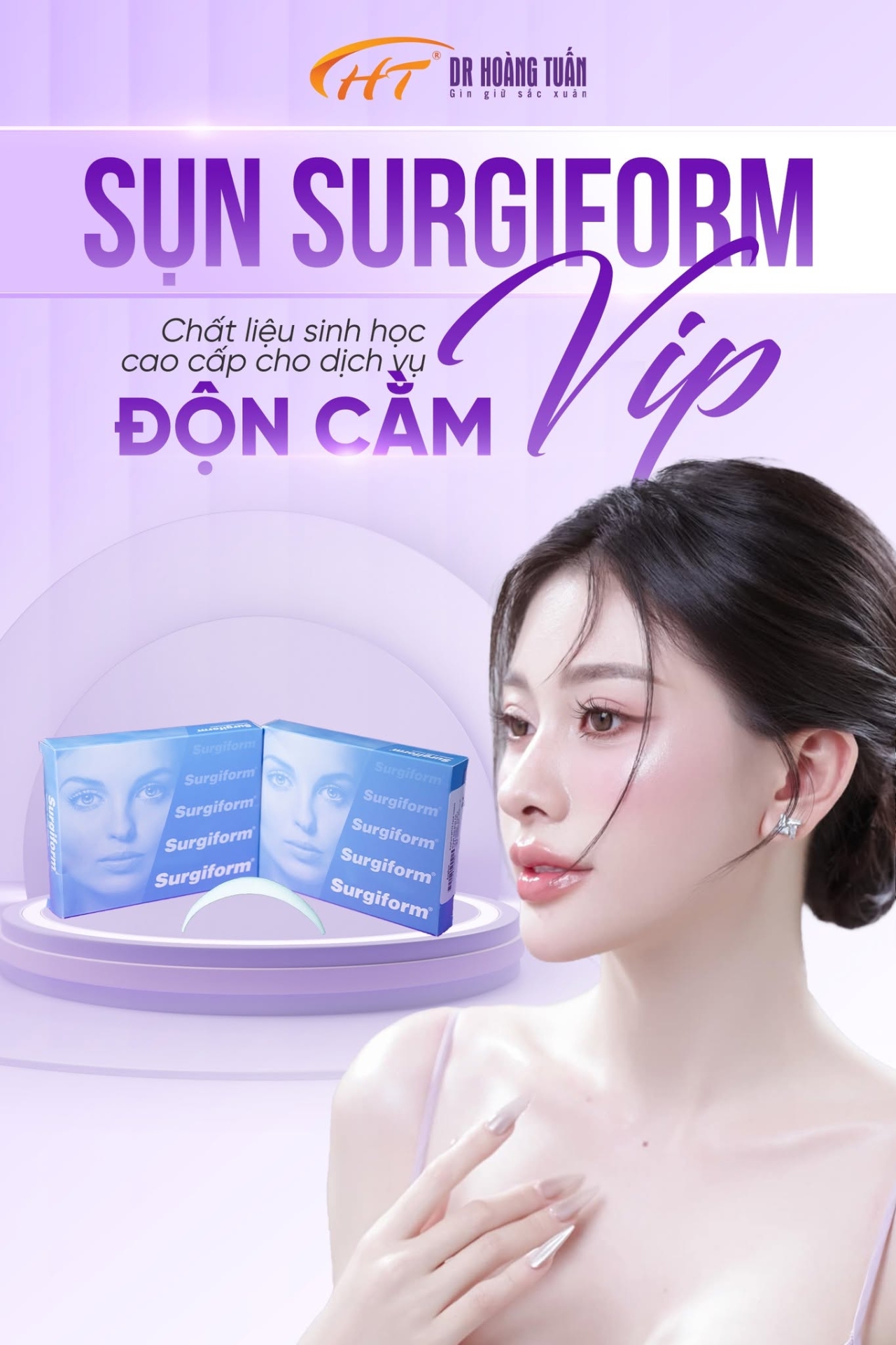 Độn cằm sụn Surgiform