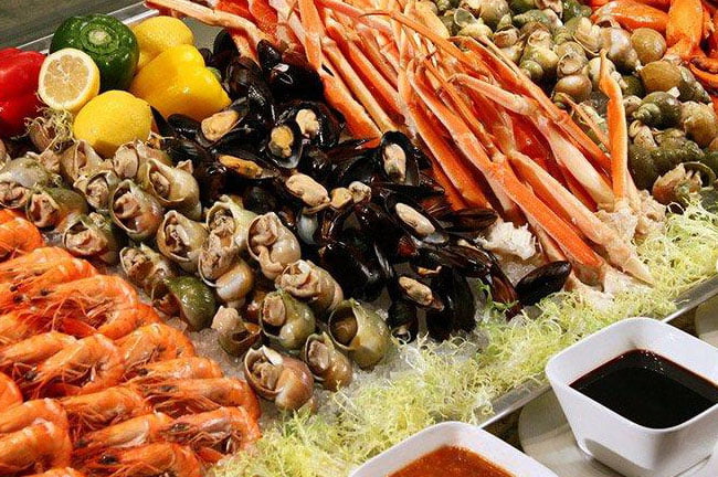 nhấn m&iacute; ki&ecirc;ng hải sản bao l&acirc;u