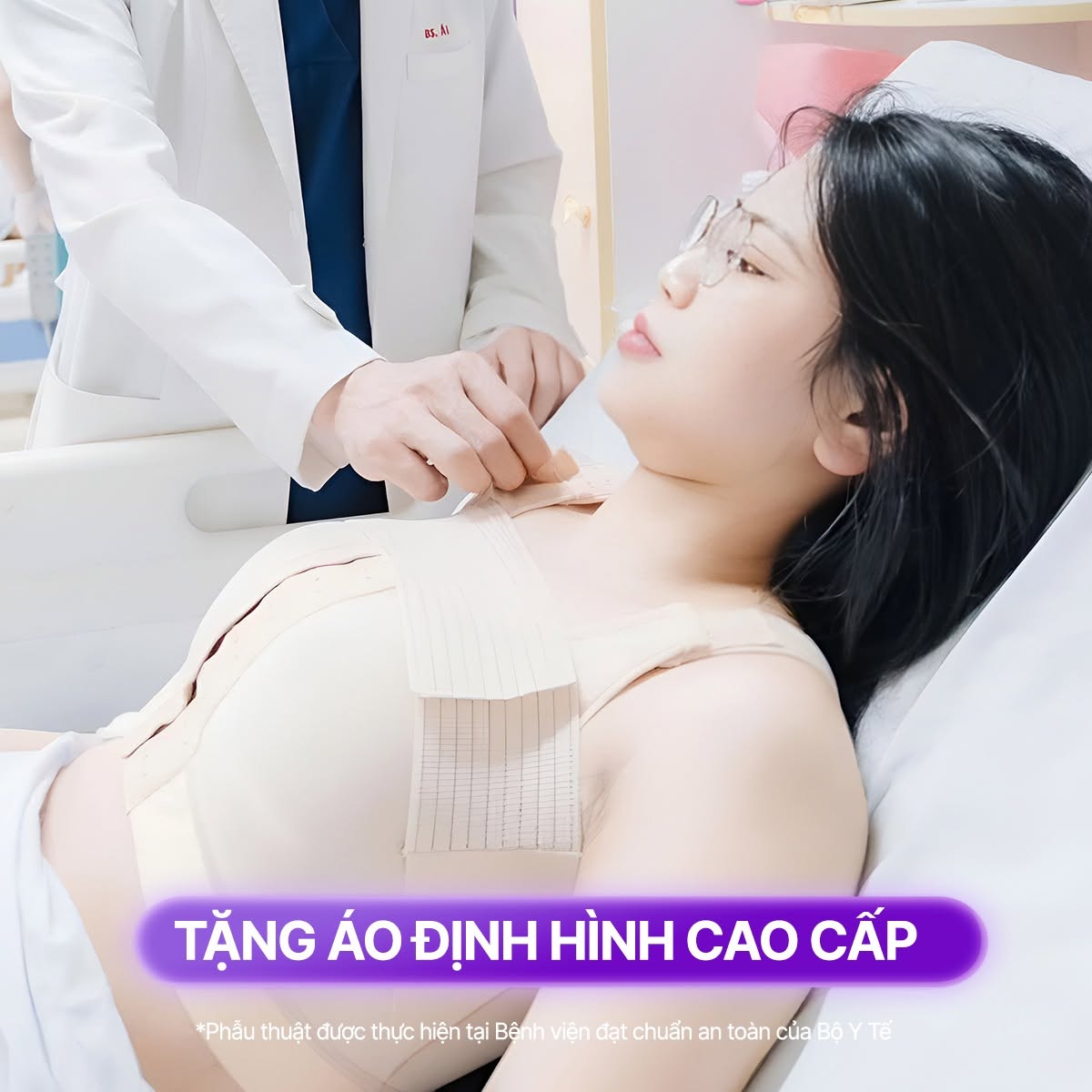 nâng ngực mặc áo định hình trong bao lâu