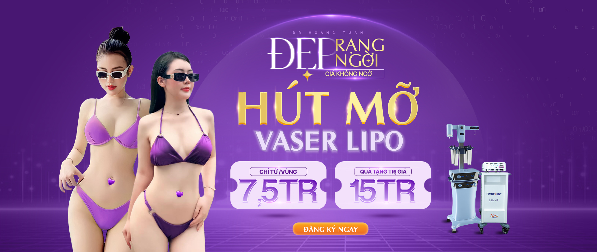 Hút mỡ Vaser Lipo Pro - Dr Hoàng Tuấn