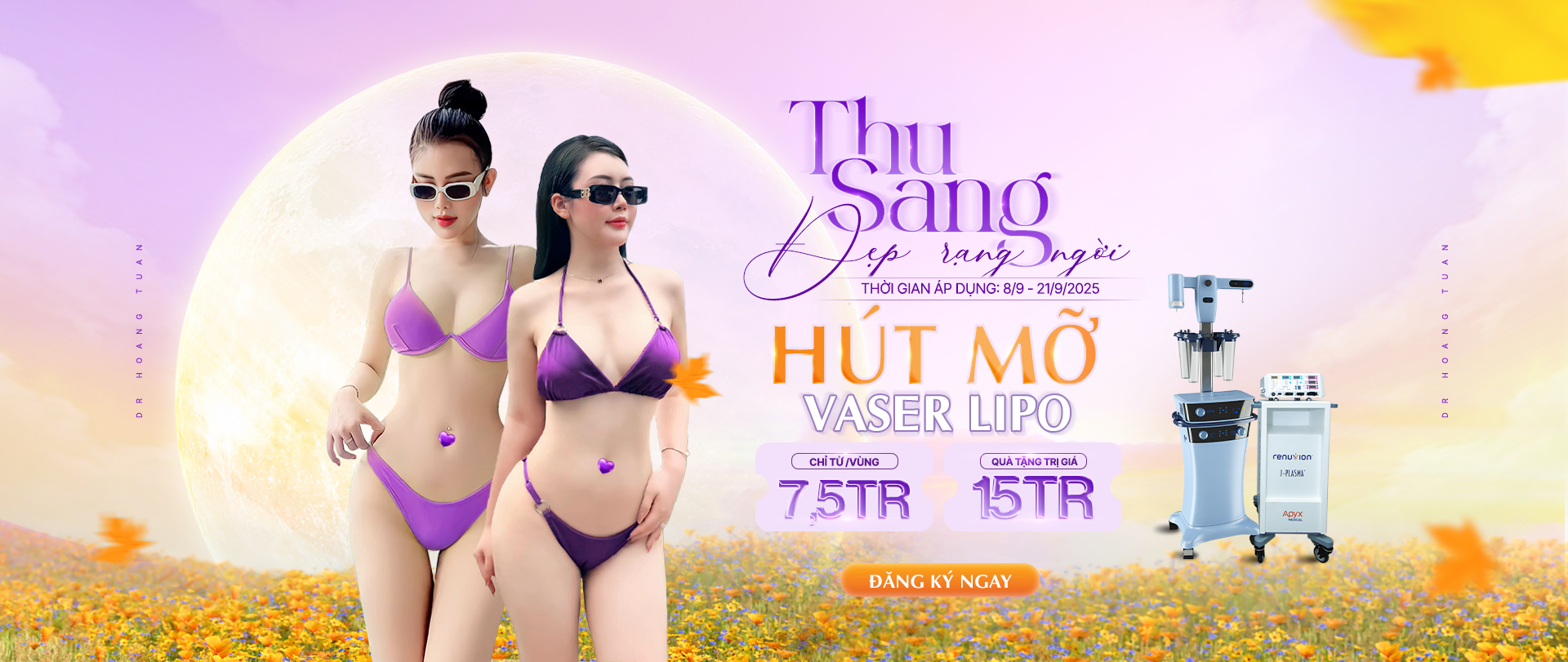 Hút mỡ Vaser Lipo Pro - Dr Hoàng Tuấn