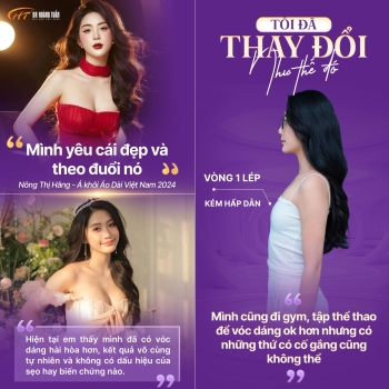 Á khôi Áo Dài Việt Nam 2024 Nông Thị Hằng thăng hạng nhan sắc