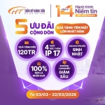 Mừng sinh nhật 14 năm, Dr Hoàng Tuấn bùng nổ ưu đãi lớn nhất năm